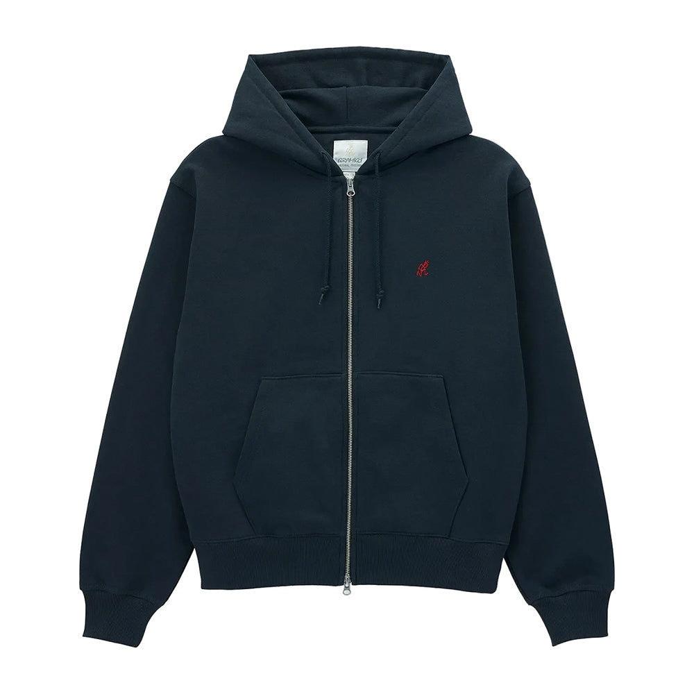 Gramicci One Point Zip Hooded Sweat - Vintage Black