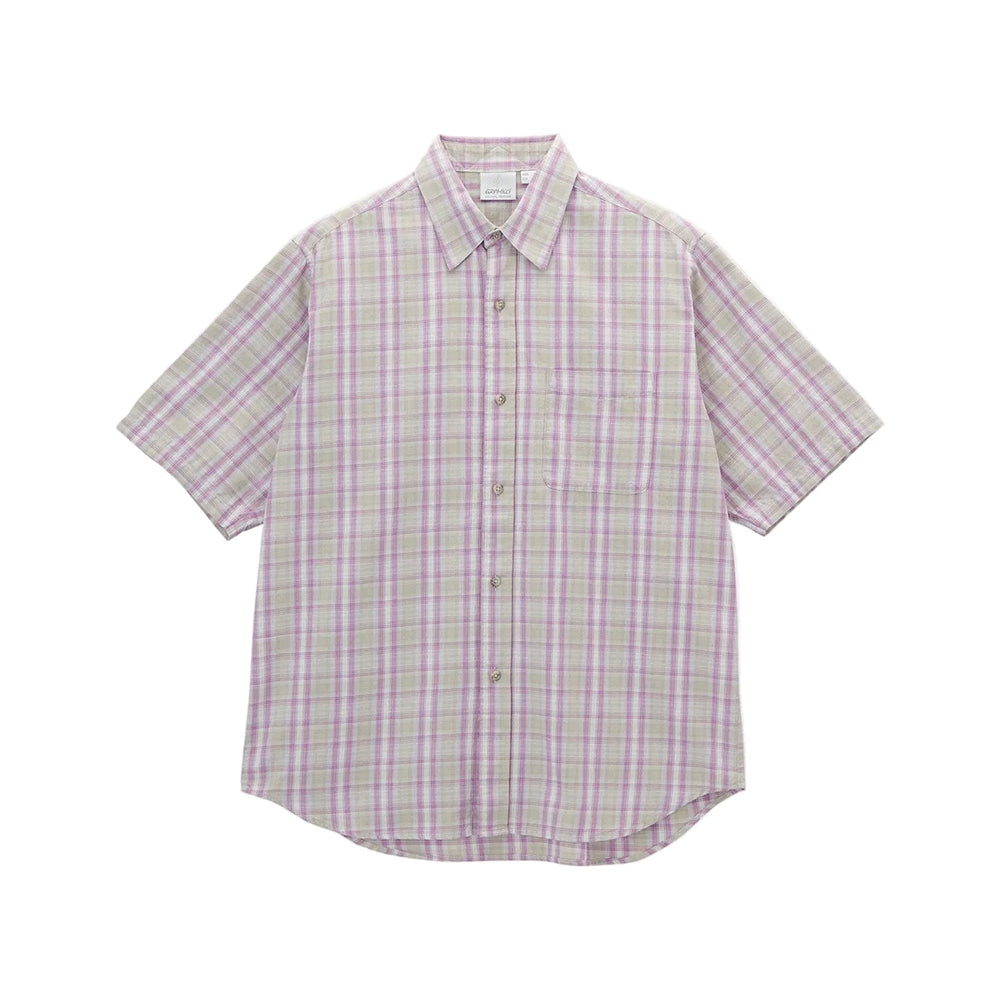 Gramicci S/S Checkered Ombre Shirt - Purple