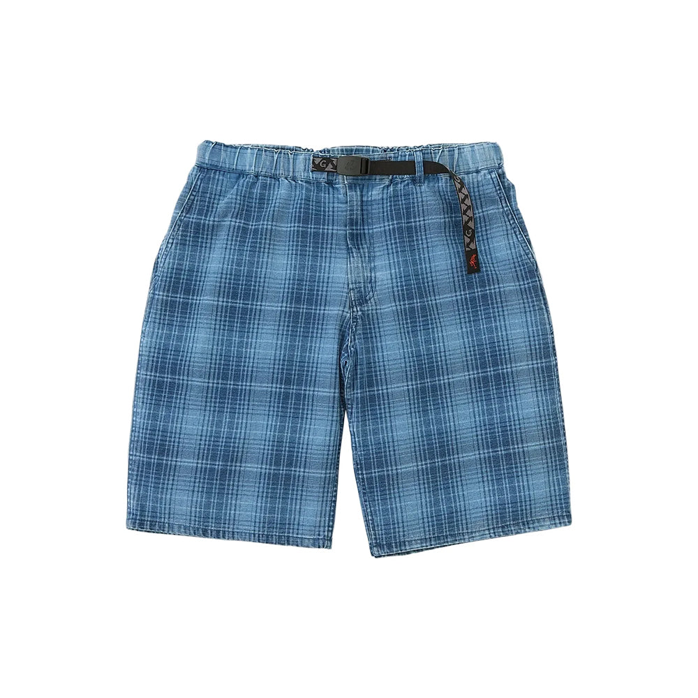 Gramicci Lagoon Short Plaid - Denim