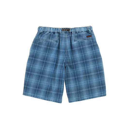 Gramicci Lagoon Short Plaid - Denim