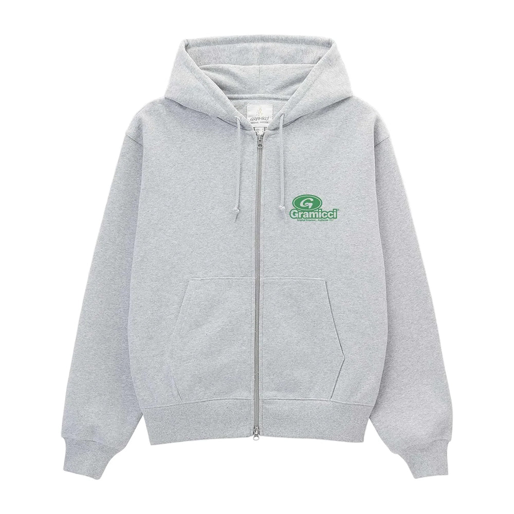 Gramicci 82 Zip Hooded Sweat - Heather Grey