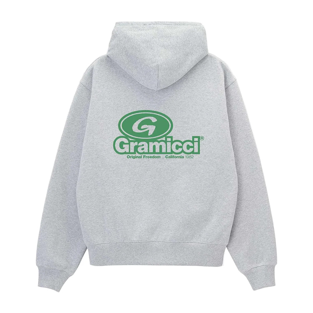 Gramicci 82 Zip Hooded Sweat - Heather Grey
