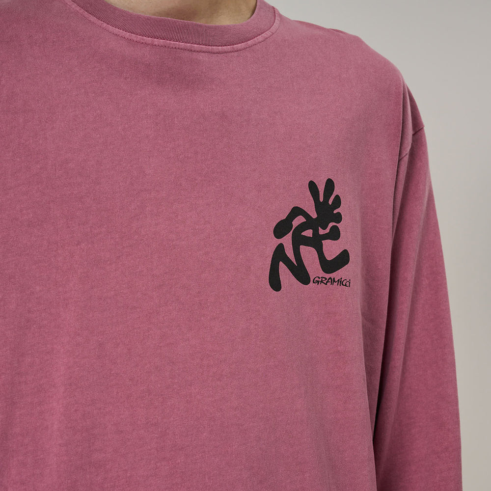 Gramicci Running Man L/S Tee - Red