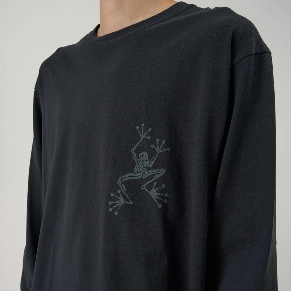 Gramicci Sticky Hands LS Tee - Vintage Black