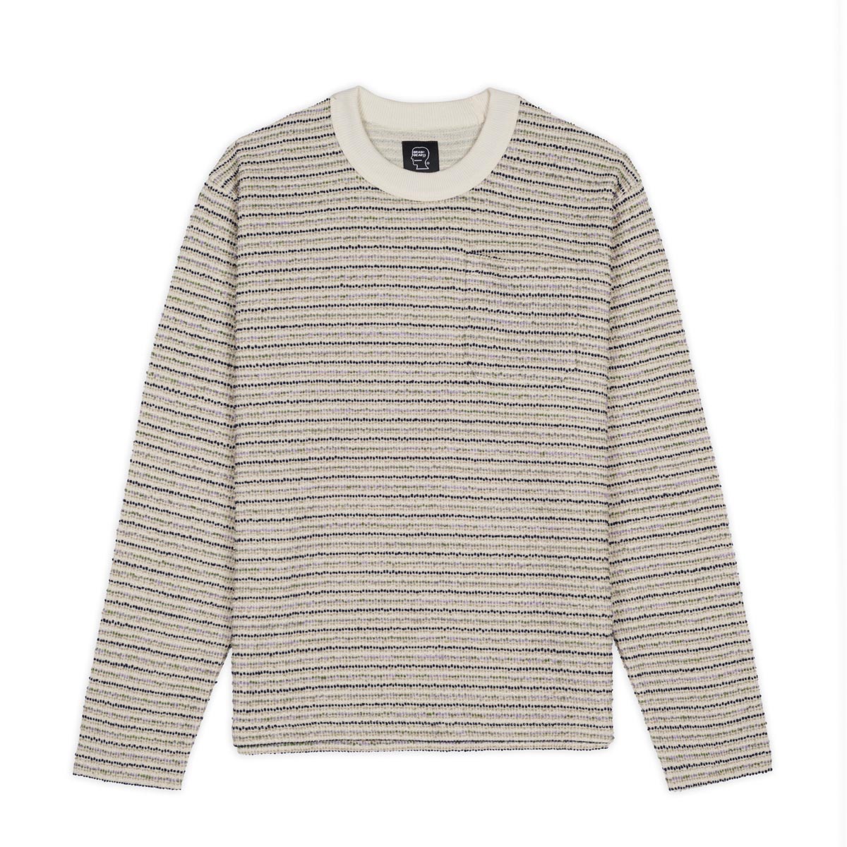 Brain Dead Gauze LS Mock Neck Shirt - Taupe