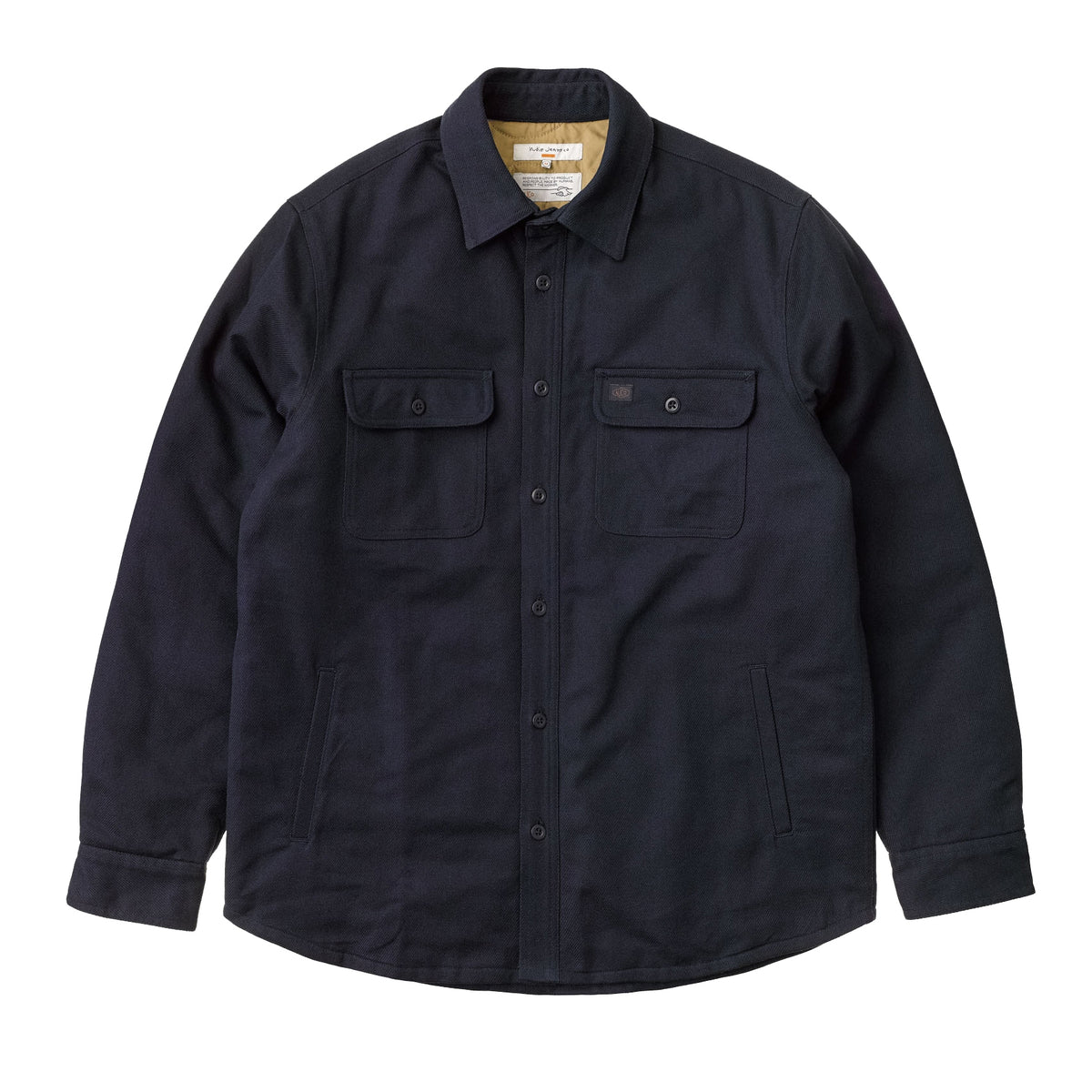 Nudie Jeans Co. Glenn Padded Shirt - Navy