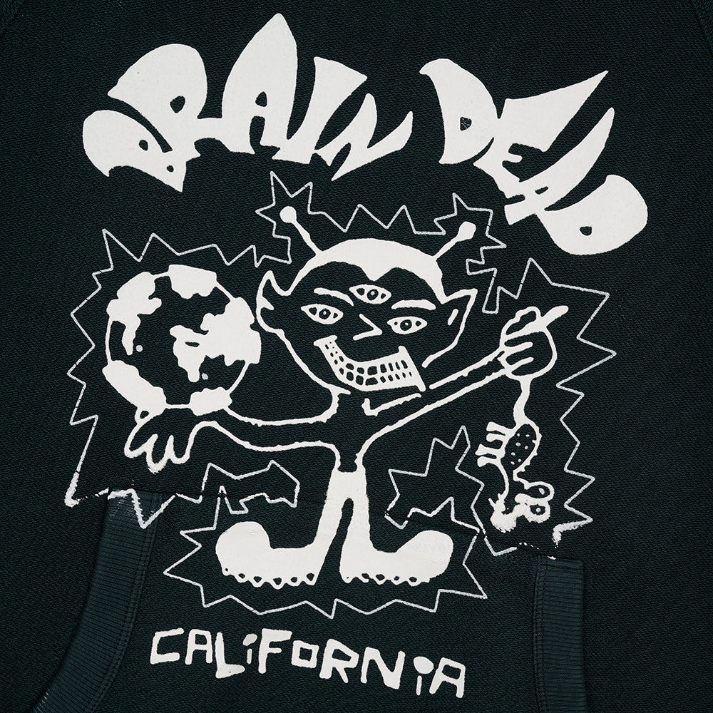 Brain Dead Global Shock Hoodie - Forest Green