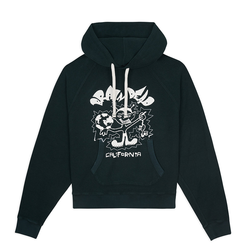 Brain Dead Global Shock Hoodie - Forest Green