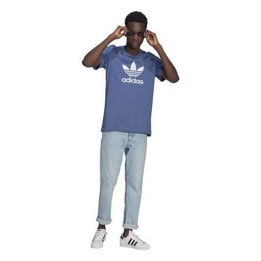 Adidas Trefoil T-Shirt - Crew Blue White
