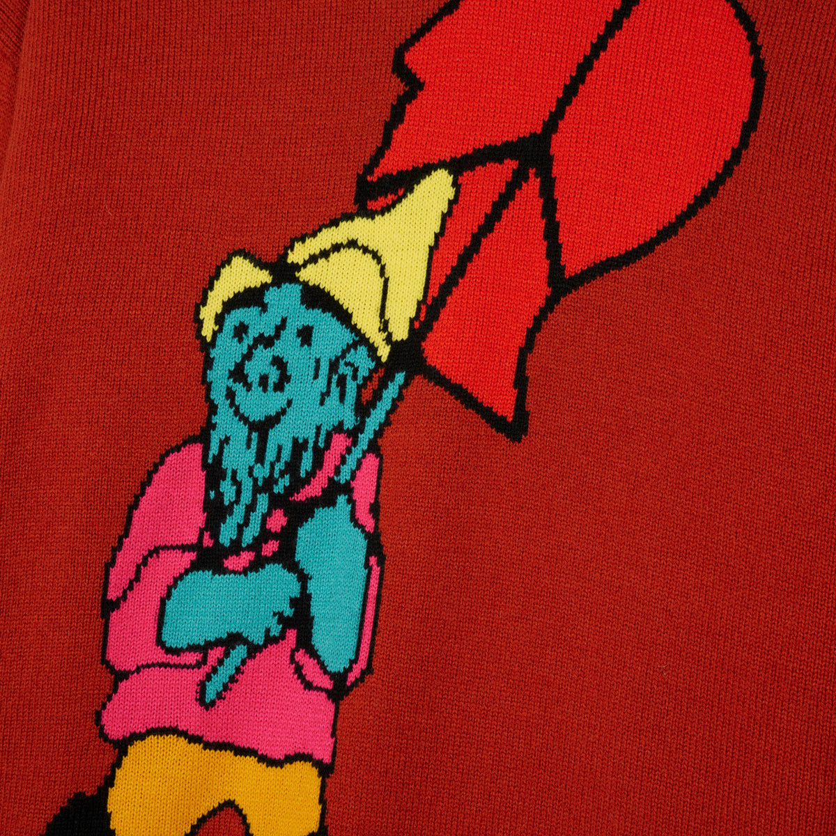Brain Dead Gnome Sweater - Terracotta
