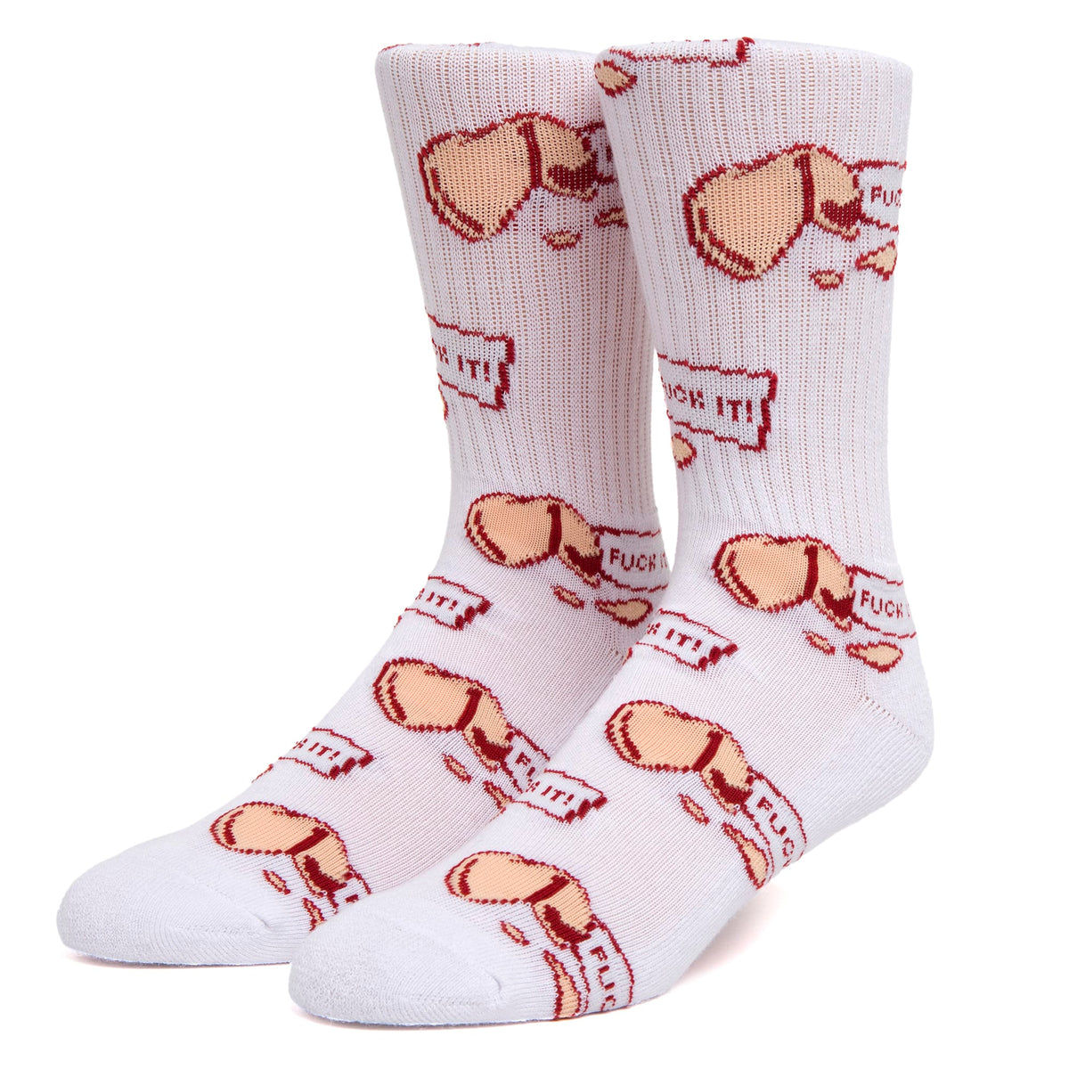 HUF Good Fortune Socks - White