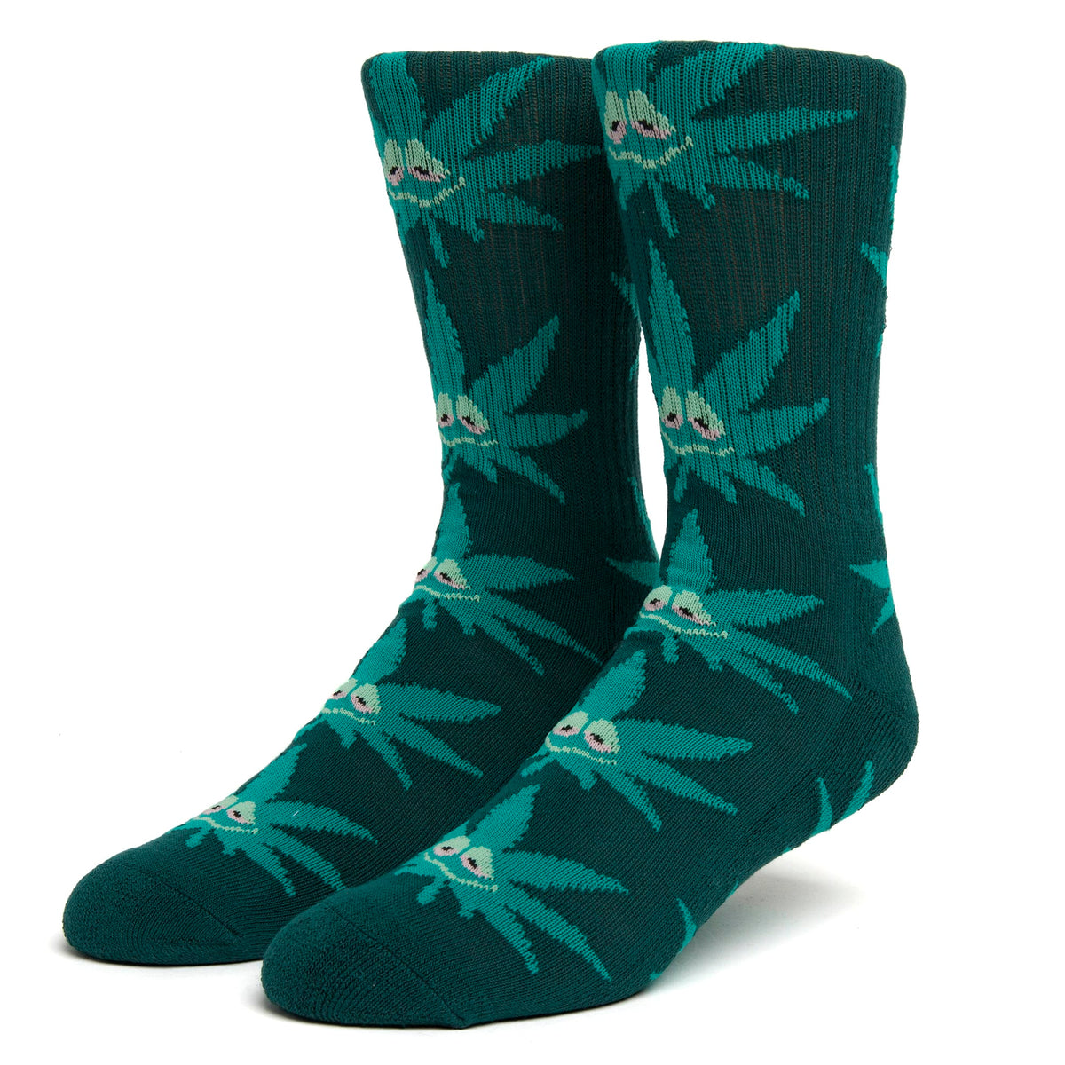 HUF Green Buddy Socks - Insignia Blue