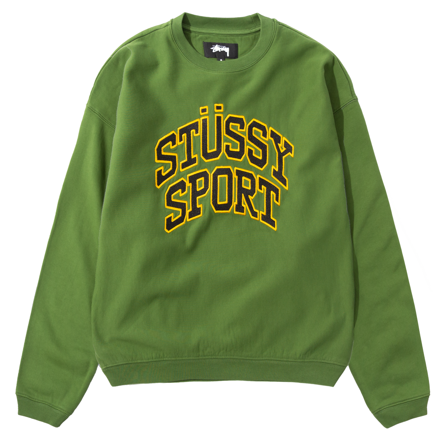 Stüssy Relaxed Oversized Crew Sweat - Green