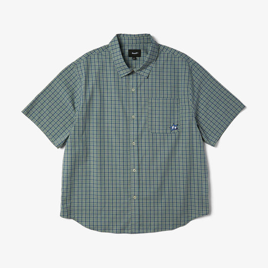 HUF H Star SS Plaid Shirt - Marine