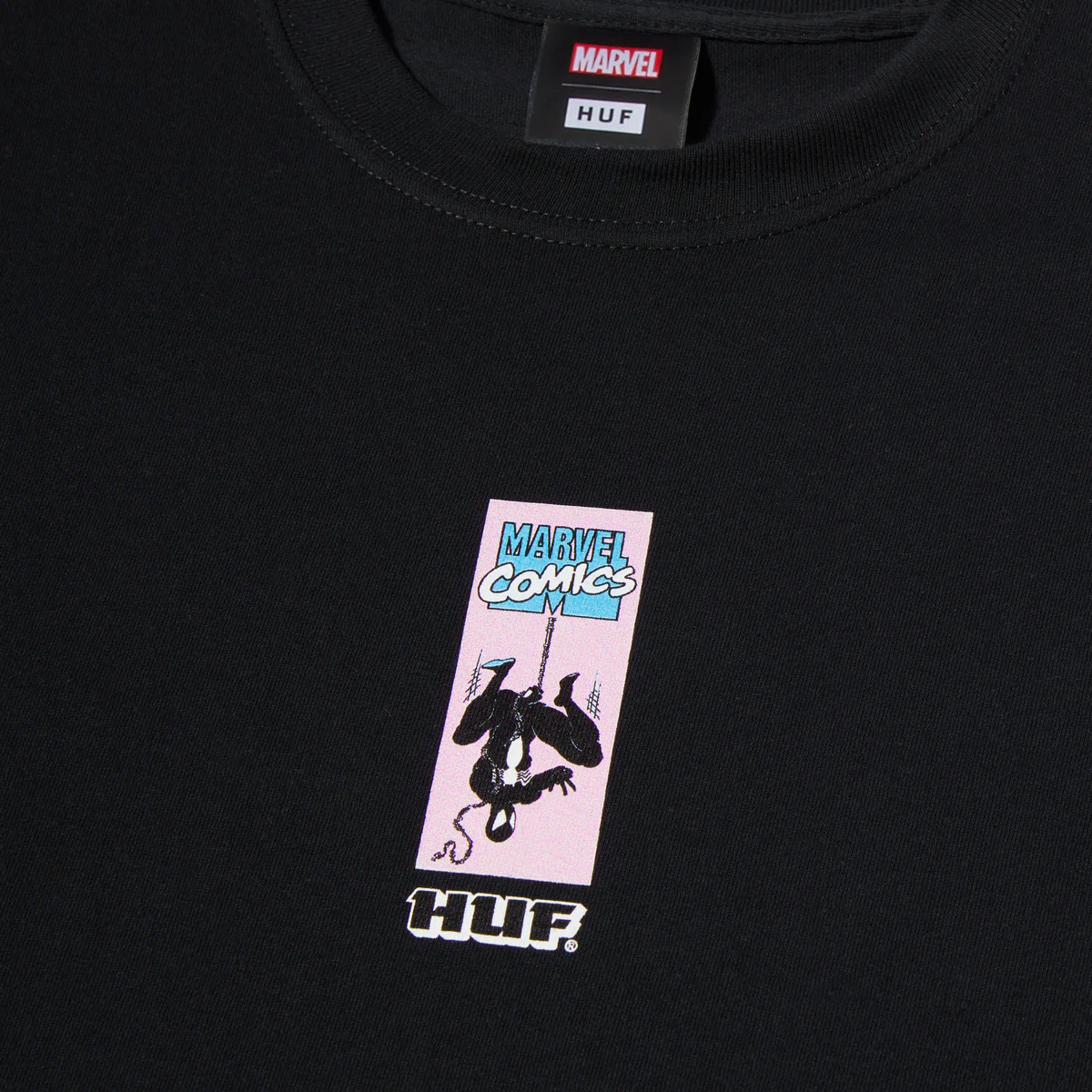 HUF x Spider-Man Hangin' Out T-Shirt - Black