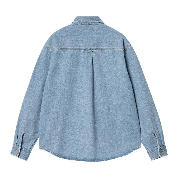 Carhartt WIP Harvey Shirt Jacket - Blue Stone Bleached
