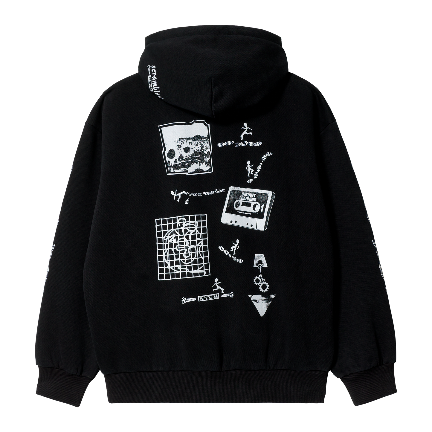 Carhartt WIP Scramble Hoodie - Black White