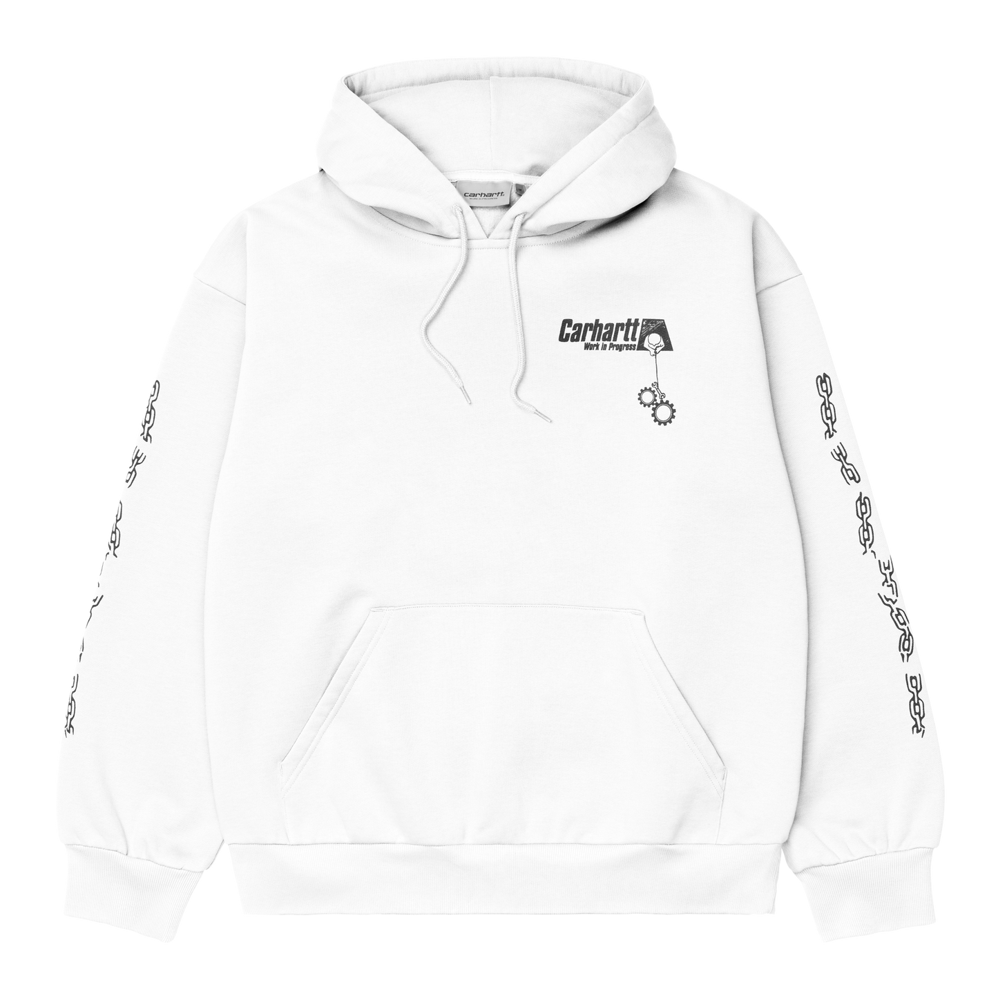 Carhartt WIP Scramble Hoodie - White Black