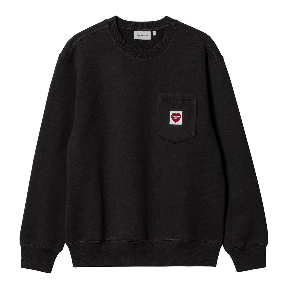 Carhartt WIP Heart Pocket Sweat - Black