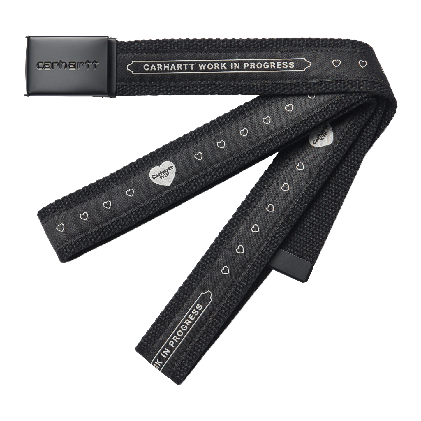 Carhartt WIP Heart Bandana Belt - Jacquard Black