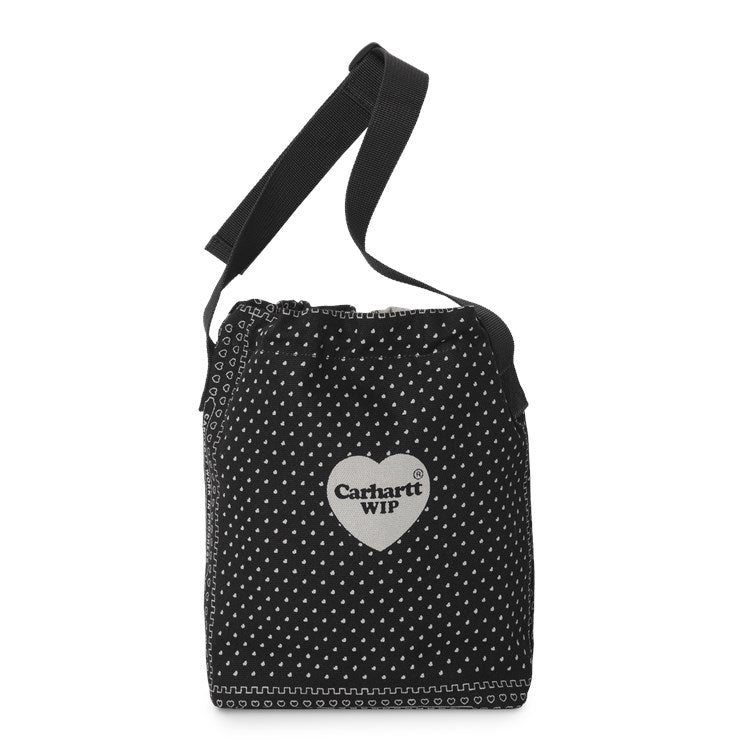 Carhartt WIP Heart Bandana Shoulder Bag - Heart Bandana Print, Black
