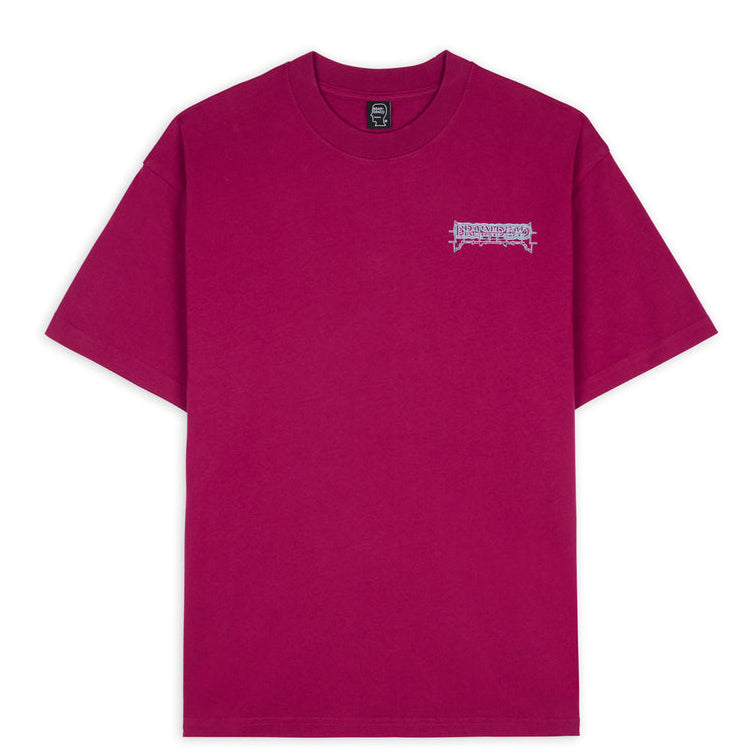 Brain Dead Helicopter T-Shirt - Maroon