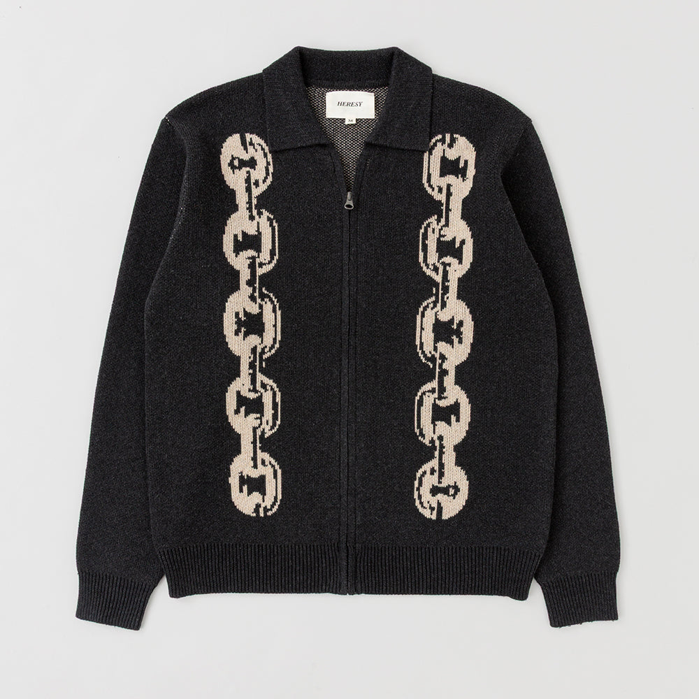 Heresy Chain Shirt - Charcoal
