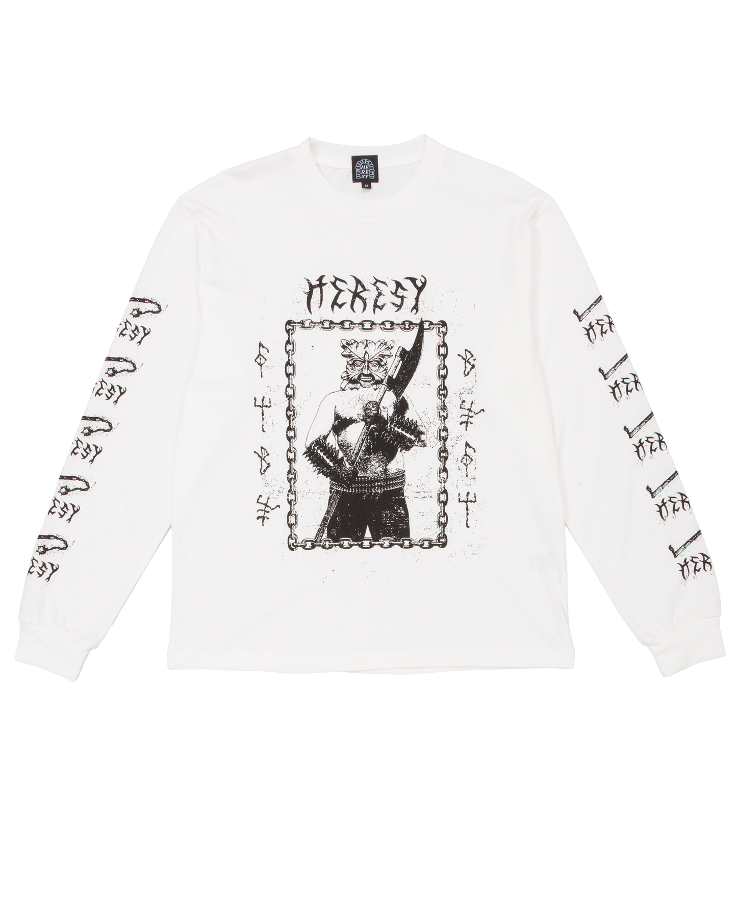 HERESY Heavy L/S Tee - Ecru