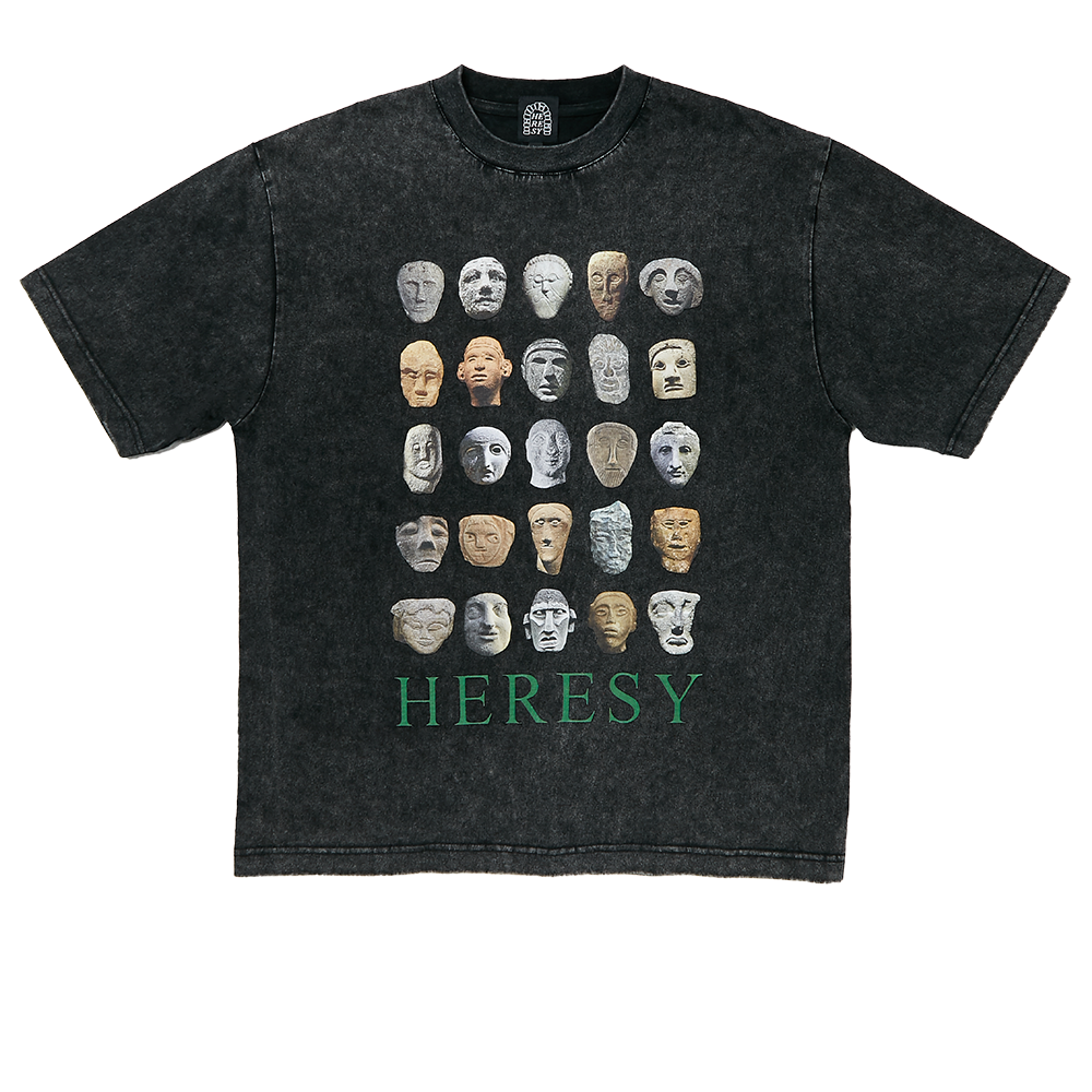 HERESY Museum T-Shirt - Ash