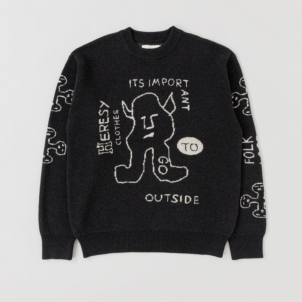 Heresy Outdoors Knit - Black