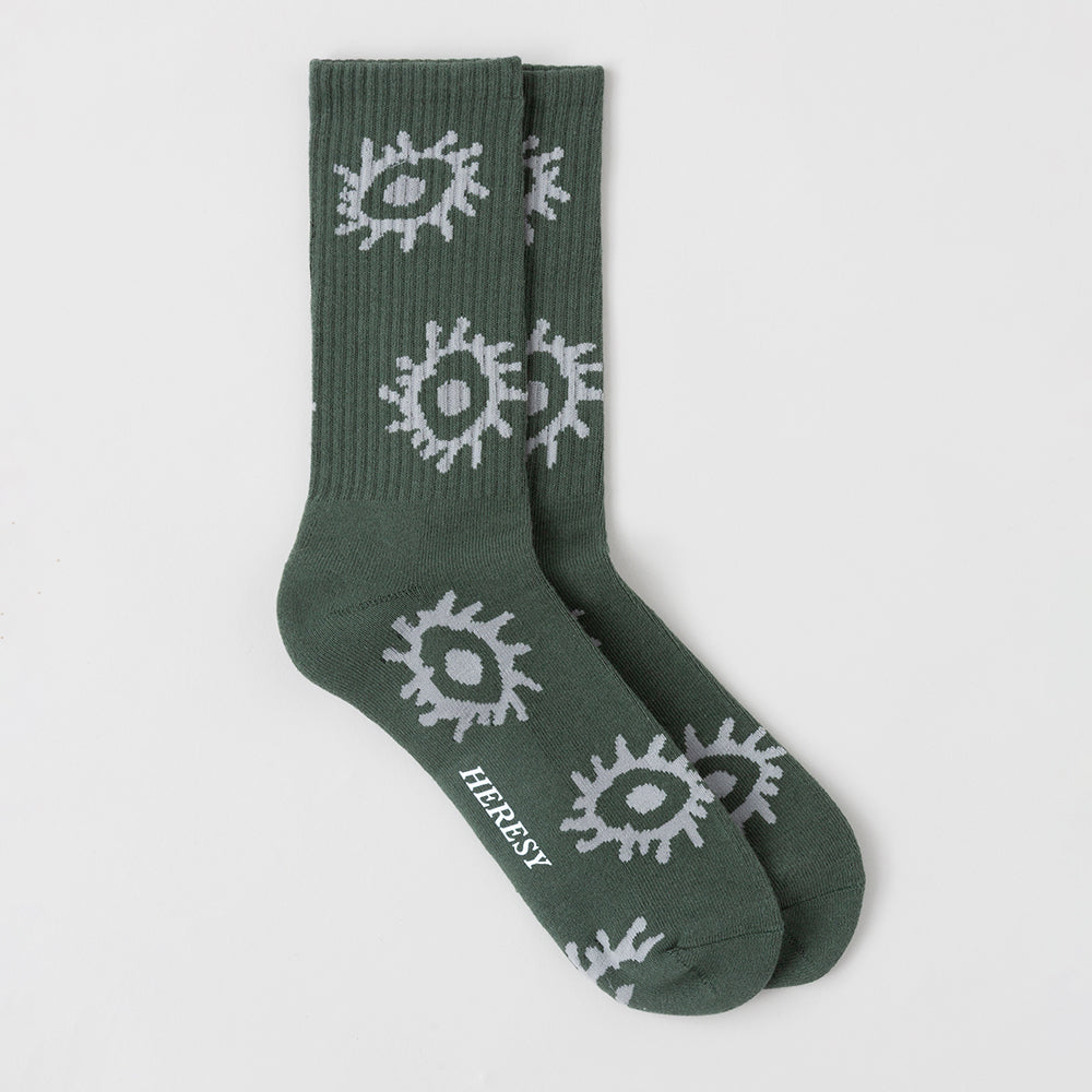 Heresy Spore Socks - Green