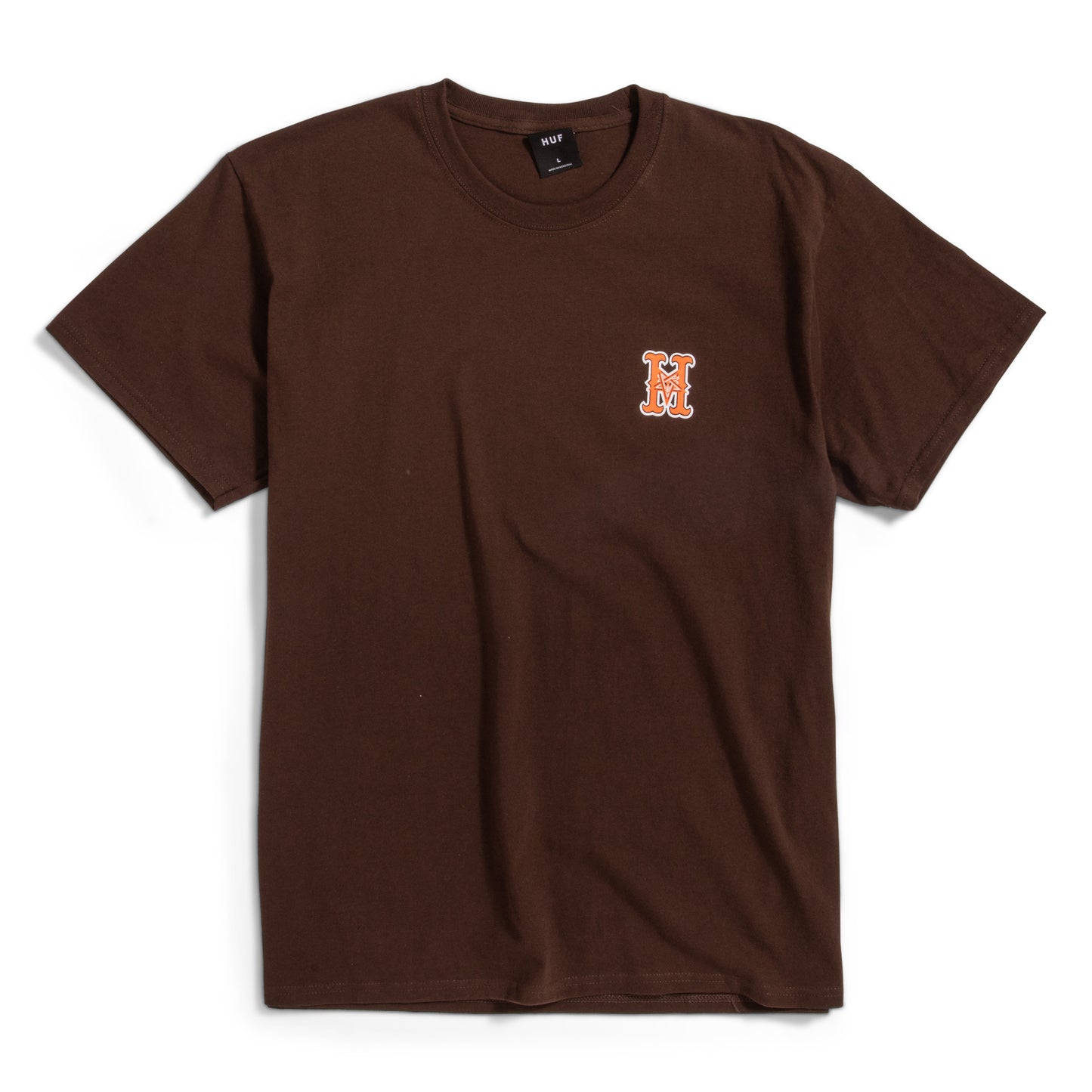 HUF x Thrasher High Point T-Shirt - Chocolate