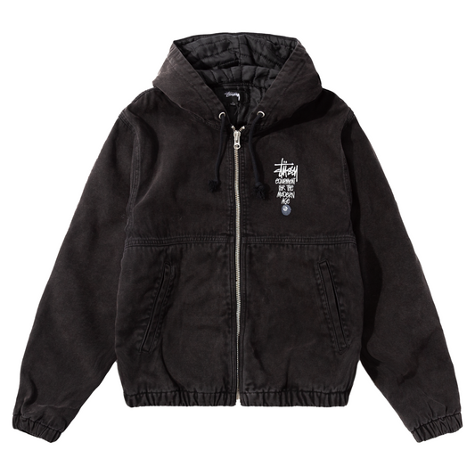 Stüssy Canvas Insulated Work Jacket - Black