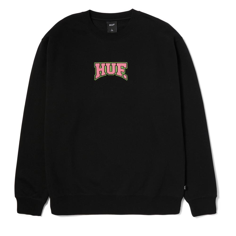 HUF Home Team Crewneck - Black