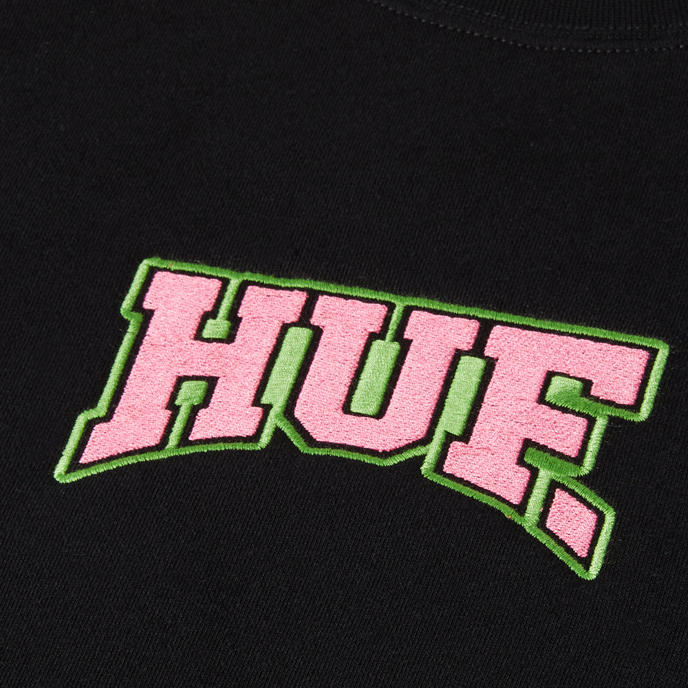 HUF Home Team Crewneck - Black