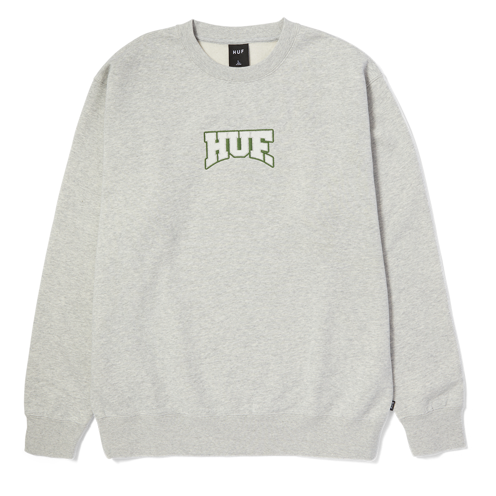 HUF Home Team Crewneck - Heather Grey