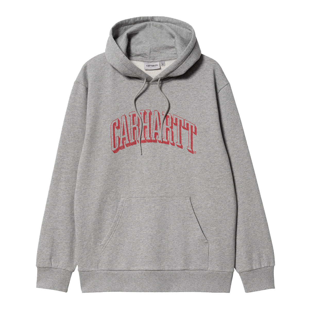 Carhartt WIP Hooded Scrawl Sweatshirt - Grey Heather Rocket