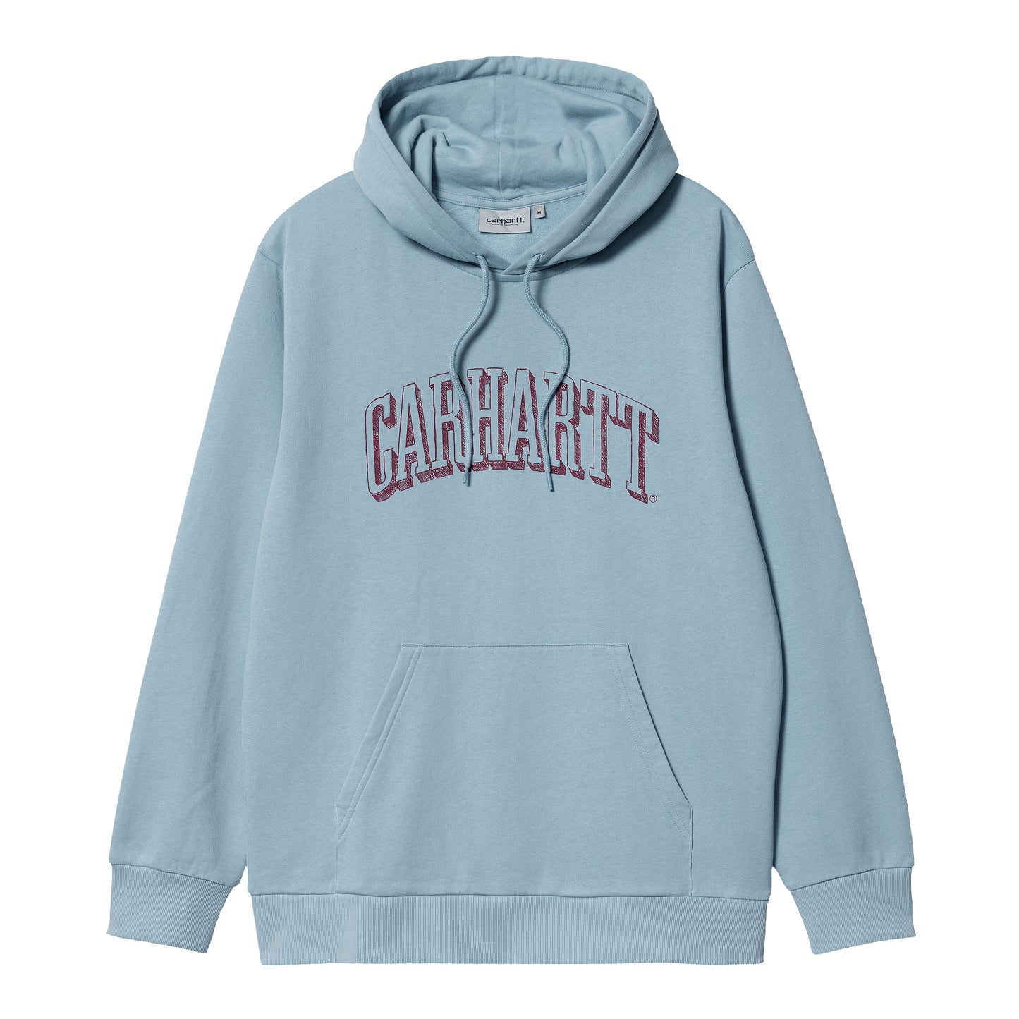 Carhartt WIP Hooded Scrawl Sweatshirt - Misty Sky Corvina
