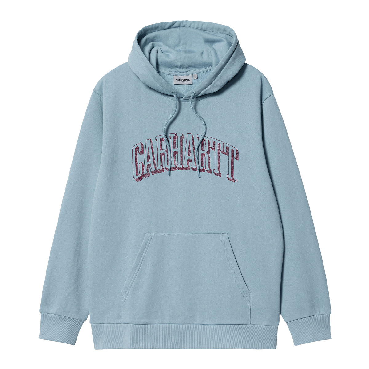 Carhartt WIP Hooded Scrawl Sweatshirt - Misty Sky Corvina