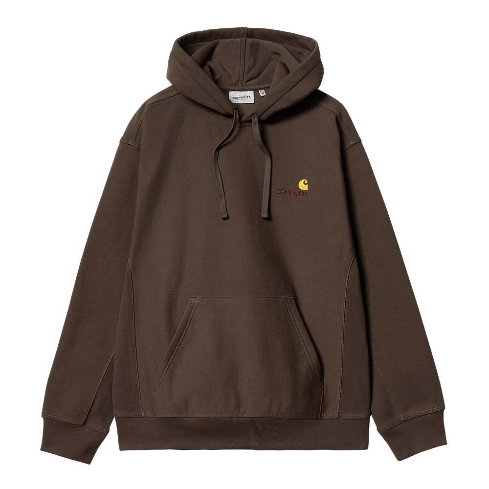 Carhartt WIP Hooded American Script Sweatshirt - Buckeye