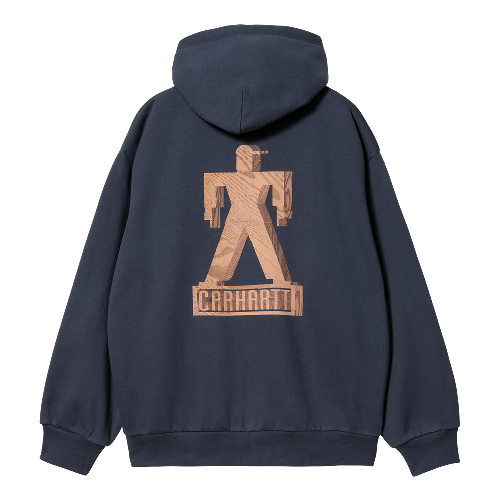 Carhartt WIP Hooded Built Sweat Jacket - Blue