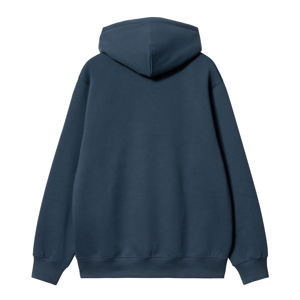 Carhartt WIP Hooded Carhartt Sweatshirt - Squid Salt
