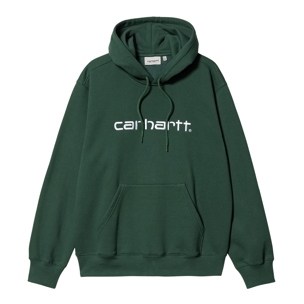 Carhartt WIP Hooded Carhartt Sweatshirt - Treehouse White