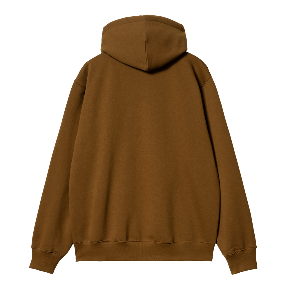 Carhartt WIP Hooded Carhartt Sweatshirt - Deep Hamilton Brown Black