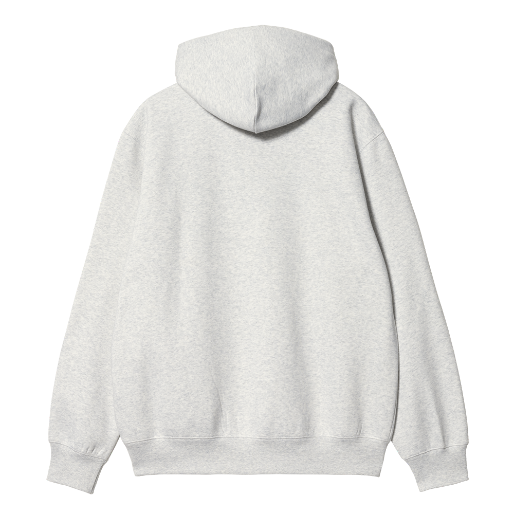 Carhartt WIP Hooded Carhartt Sweatshirt - Ash Heather Liberty