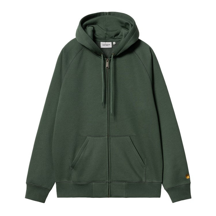 Carhartt WIP Hooded Chase Jacket - Sycamore Tree Gold