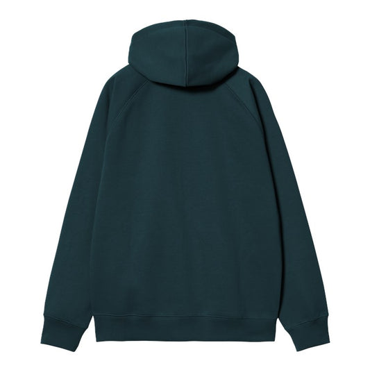 Carhartt WIP Hooded Chase Jacket - Duck Blue Gold