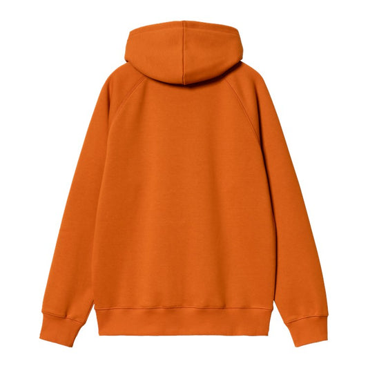 Carhartt WIP Hooded Chase Sweat - Tumeric Gold