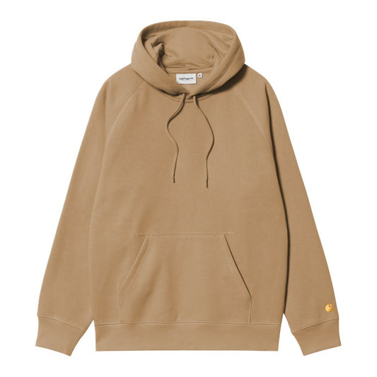Carhartt WIP Hooded Chase Sweat - Peanut Gold
