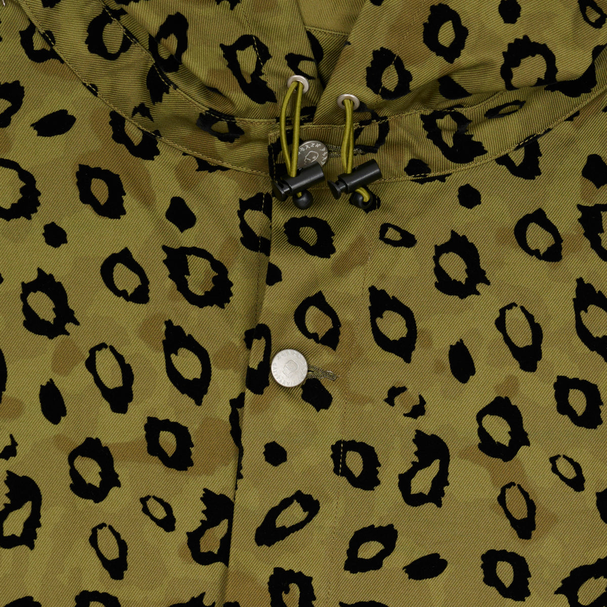 Brain Dead Hooded Chore Coat Flocked - Leopard Camo